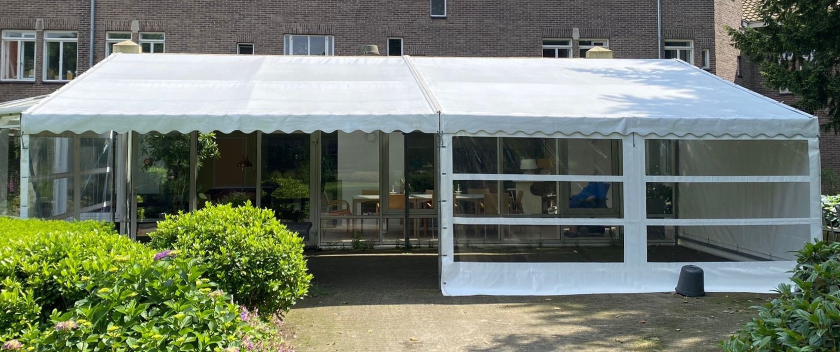 Geveltent 4x10m