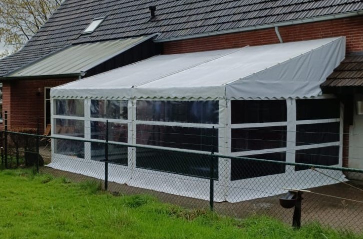 Geveltent 4x7m