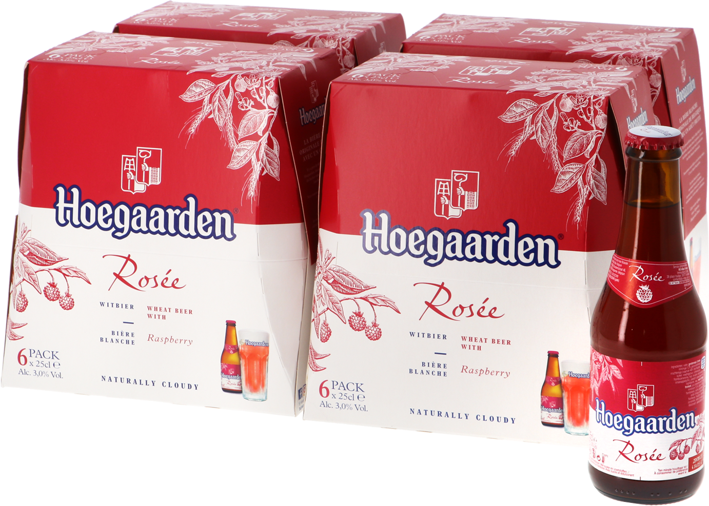 Krat Hoegaarden rose 24x30cl