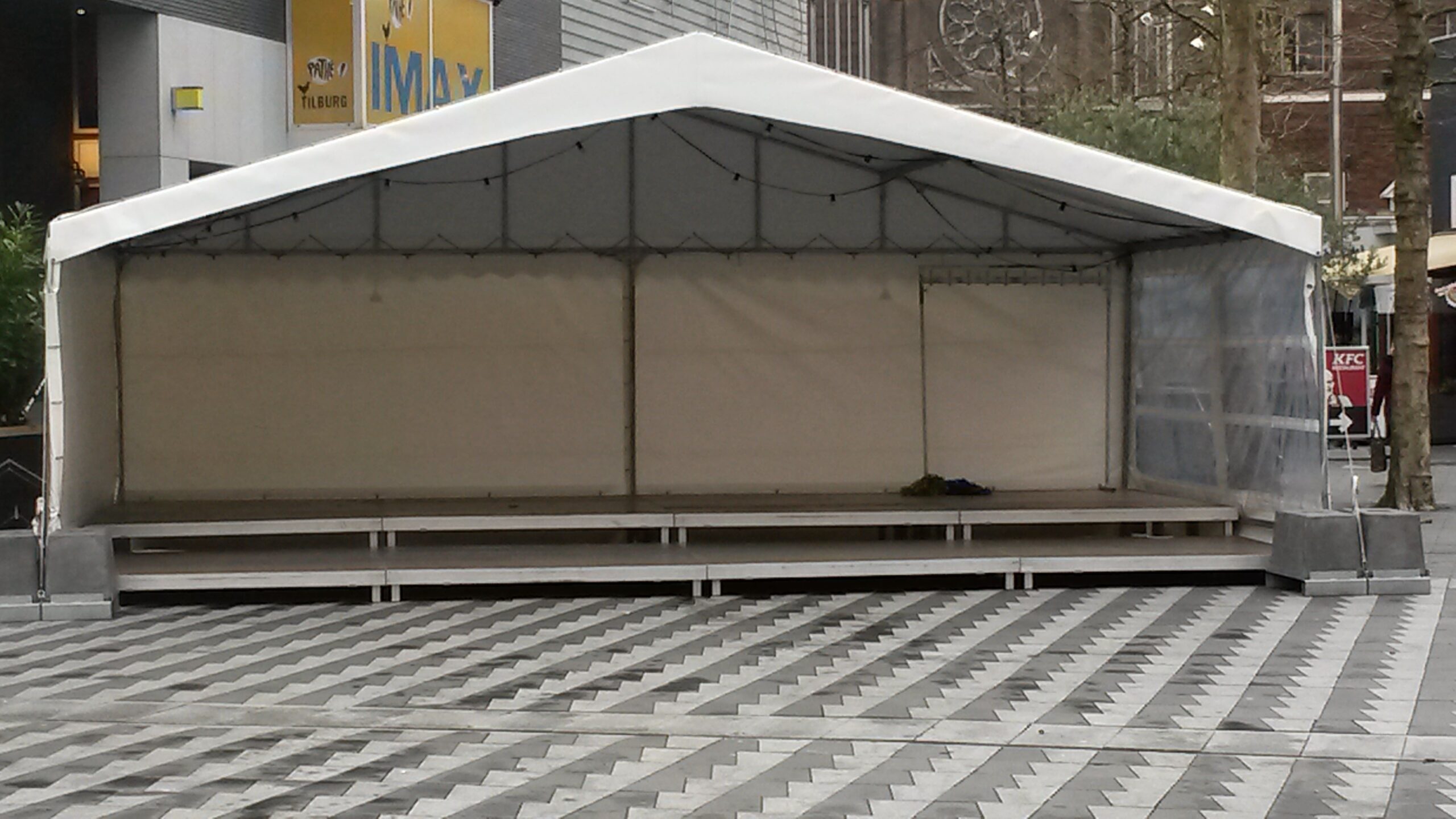 Podiumtent 8x5m