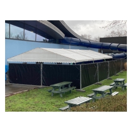 Werktent spantbreedte 8m (op aanvraag)